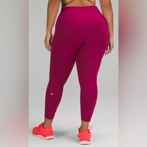 NWOT Lululemon InStill High-Rise Tight 25" Pomegranate